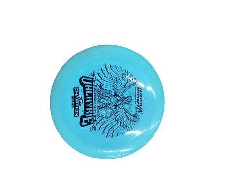 Vist Large View of Product Image Which is Used Innova VALKYRIE Disc Golf Driver Royal Blue