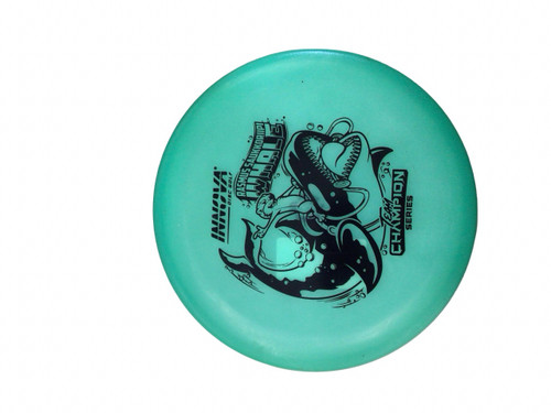 Vist Large View of Product Image Which is Used Innova WHALE Disc Golf Putter Navy Blue