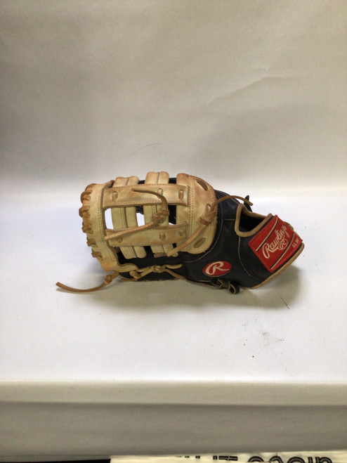 Vist Large View of Product Image Which is Used Rawlings HEART OF THE HIDE BB/SB First Base LH Throw Black 12 1/2"