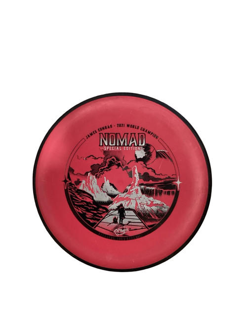 Vist Large View of Product Image Which is Used MVP ELECTRON SOFT NOMAD SE Disc Golf Putter Red