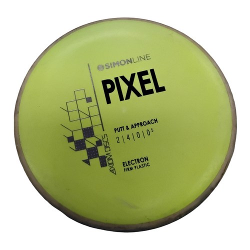 Vist Large View of Product Image Which is Used Axiom PIXEL ELECTRON Disc Golf Putter Yellow 172g