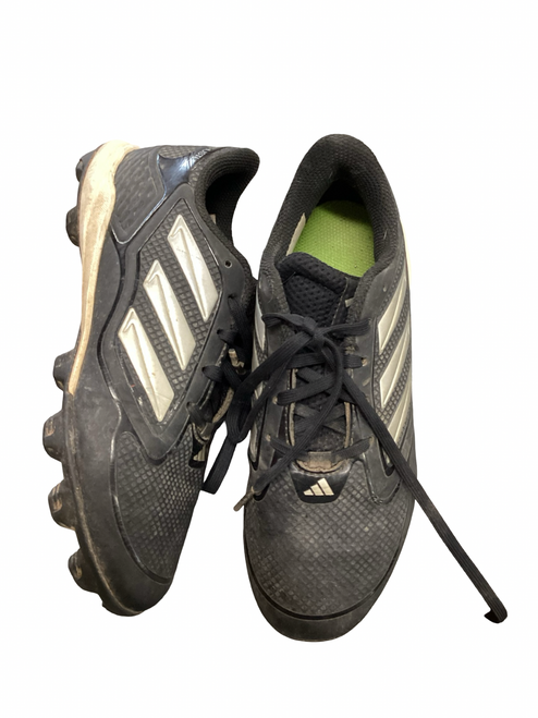 Vist Large View of Product Image Which is Used Adidas PURE HUSTLE BB/SB Cleats Black Junior 04