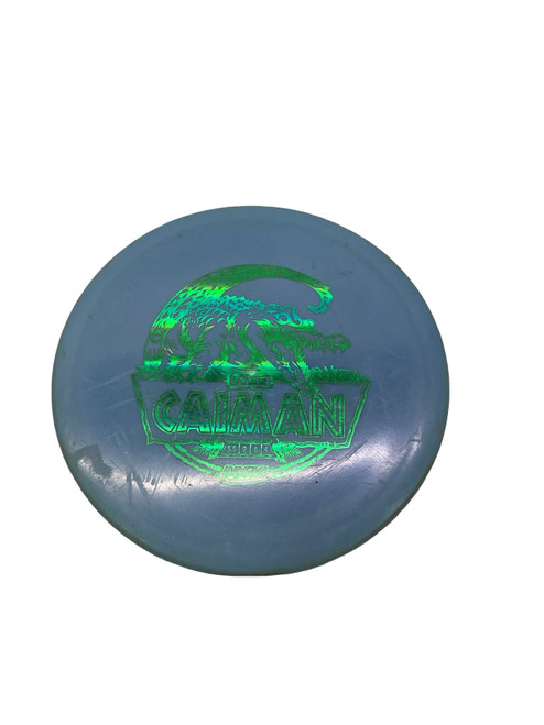 Vist Large View of Product Image Which is Used Innova STAR CAIMAN Disc Golf Putter Carolina Blue