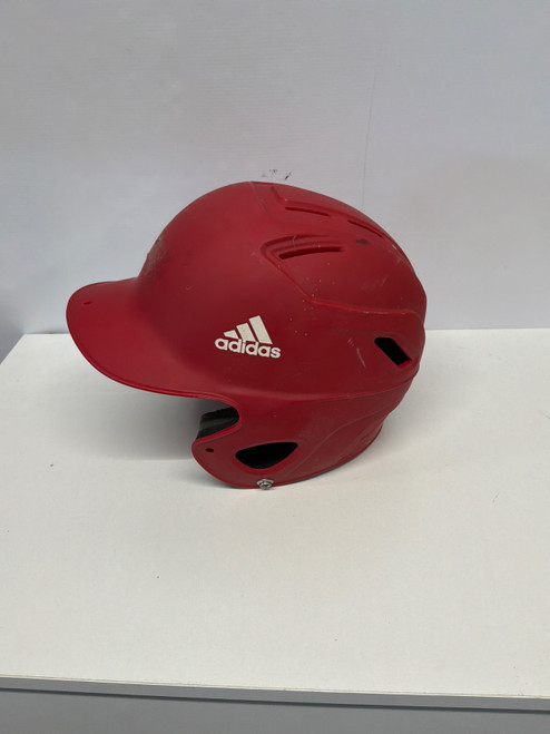 Vist Large View of Product Image Which is Used Adidas BATTING HELMET Batting Helmet No Mask Red S/M