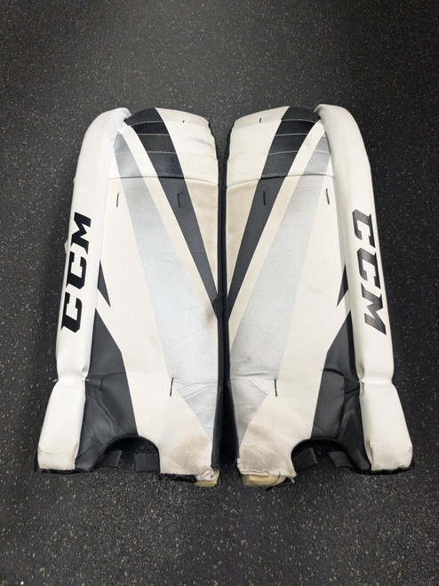 Vist Large View of Product Image Which is Used CCM PADS Street Leg Pads White MD
