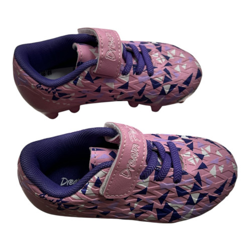 Vist Large View of Product Image Which is Used Dream Pairs Soccer Cleats Pink Youth 07.0