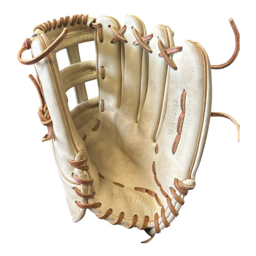 Vist Large View of Product Image Which is Used Marucci ASCENSION M TYPE BB/SB Glove RH Throw Almond 12 3/4"