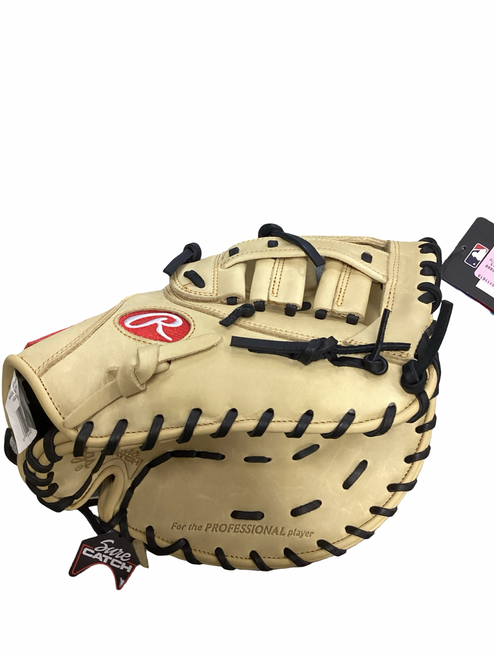Vist Large View of Product Image Which is Used Rawlings GG ELITE BB/SB First Base RH Throw Tan 12"