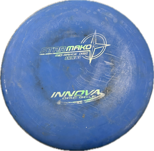 Vist Large View of Product Image Which is Used Innova STARMAKO Disc Golf Driver Navy Blue