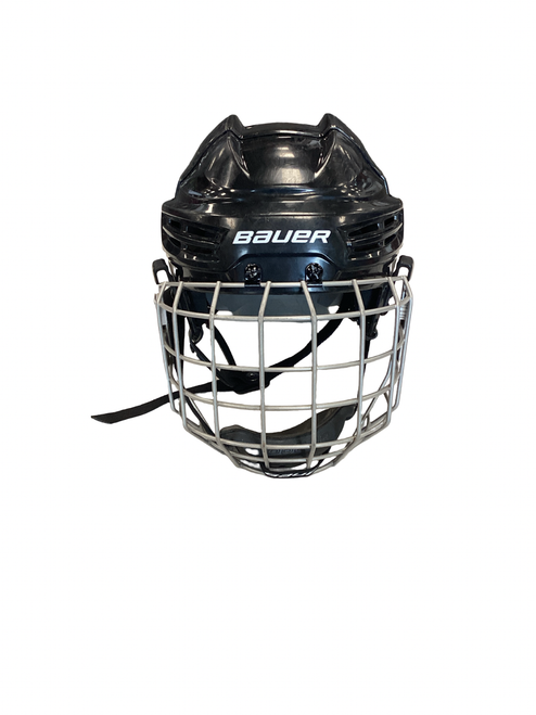 Vist Large View of Product Image Which is  Bauer BHH3800 Helmet Cage Combo Black SM