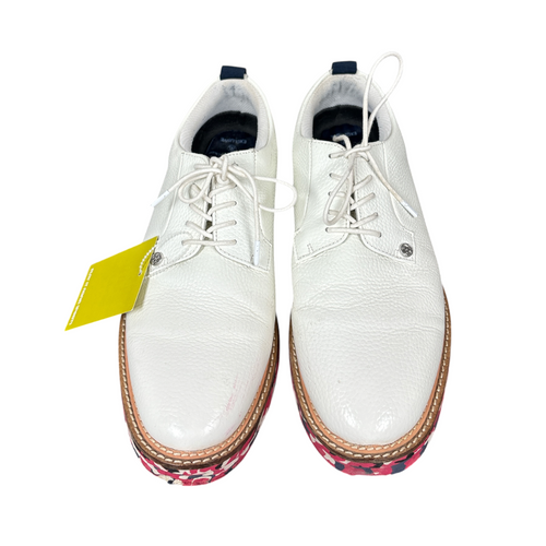 Vist Large View of Product Image Which is Used Mens White Golf Shoes Senior 10