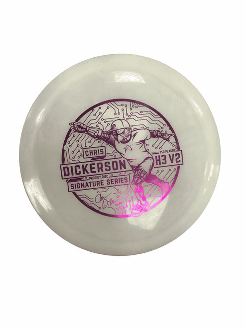 Vist Large View of Product Image Which is Prodigy H3 V2 CHRIS DICKERSON SIG Disc Golf Driver White