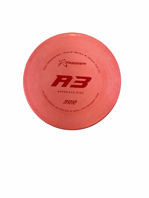 Vist Large View of Product Image Which is Used Prodigy A3 APPROACH Disc Golf Putter Red