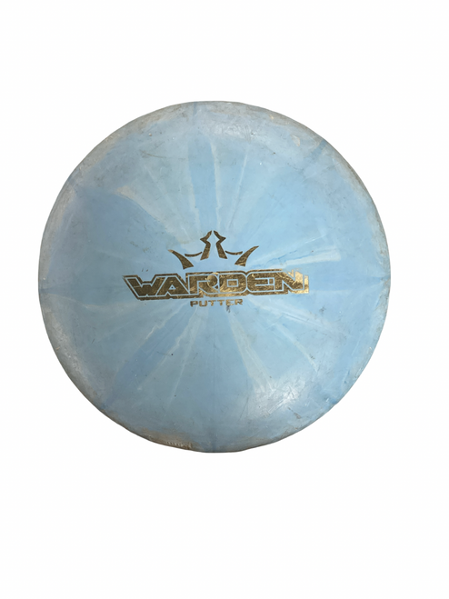Vist Large View of Product Image Which is Used Dynamic Discs WARDEN Disc Golf Putter Royal Blue