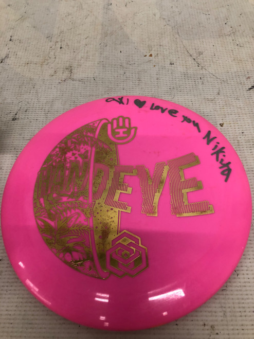 Vist Large View of Product Image Which is Used Dynamic Discs HANDEYE Disc Golf Driver Pink