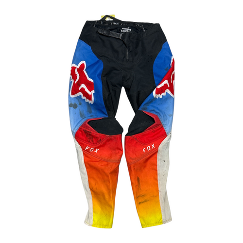 Vist Large View of Product Image Which is Used Fox Adult Motocross Bottom Royal Blue Medium