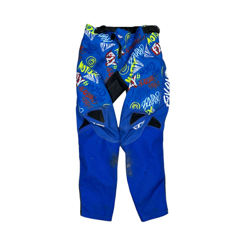 Vist Large View of Product Image Which is Used Adult Motocross Bottom Royal Blue Medium