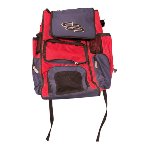 Vist Large View of Product Image Which is Used BoomBah 4 BAT BACKPACK BB/SB Player Backpack Red