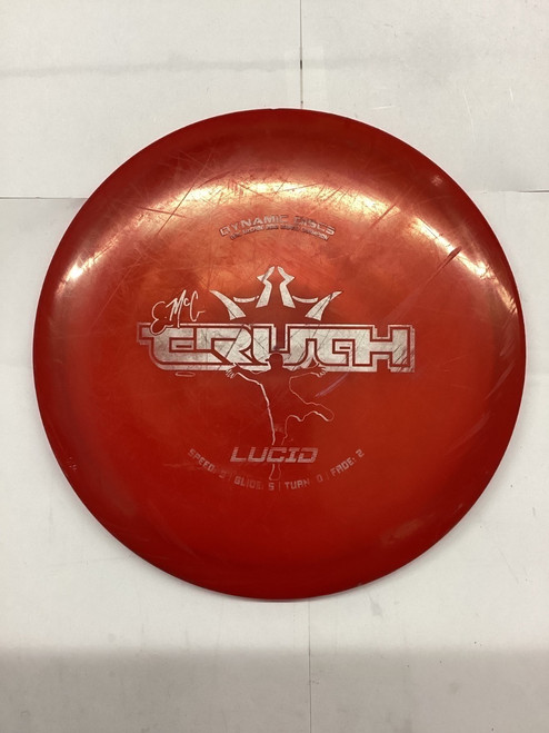 Vist Large View of Product Image Which is Used 180g Dynamic Discs TRUTH Disc Golf Mid Range Red