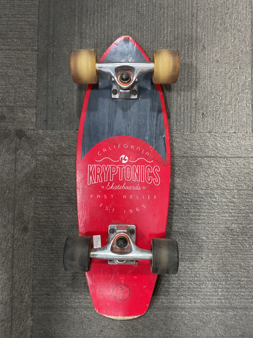 Vist Large View of Product Image Which is Used Kryptonics RED CRUISER BOARD Complete Skateboard Red Long