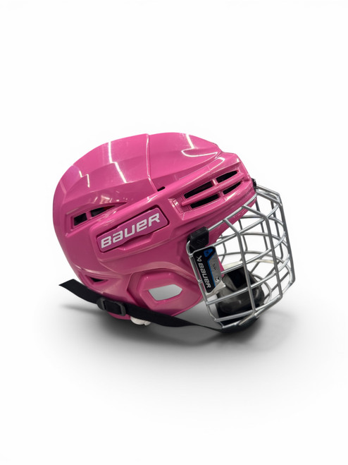 Vist Large View of Product Image Which is Used Bauer IMS 5.0 Helmet Cage Combo Pink SM