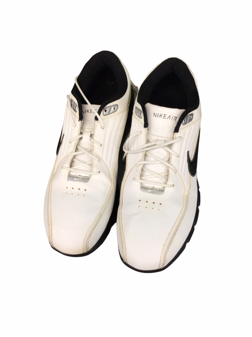 Vist Large View of Product Image Which is Used Nike Mens Golf Shoes White Senior 10