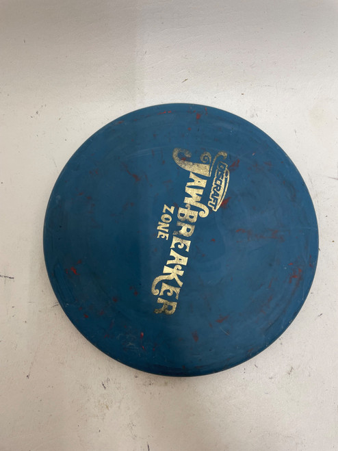 Vist Large View of Product Image Which is Used Discraft JAWBREAKER ZONE Disc Golf Putter Royal Blue
