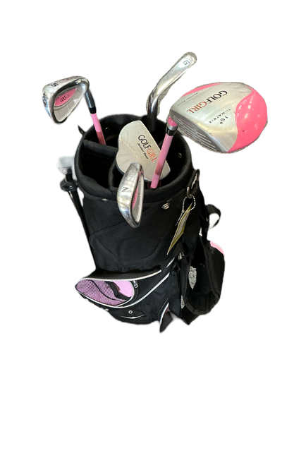 Vist Large View of Product Image Which is Used GOLF GIRL Jr Package Set RH Pink 6 Piece