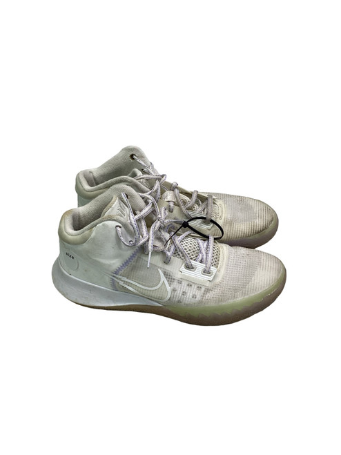 Vist Large View of Product Image Which is Used Nike KYRIE FLYTRAP 4 WHITE PURPLE PULSE Basketball Shoes M White Senior 8.5