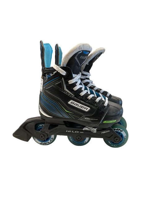 Vist Large View of Product Image Which is Used Bauer XLP SZ 11-1 Child Aggressive Skates Black Adjustable