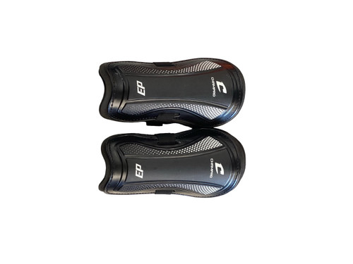 Vist Large View of Product Image Which is Used Champro Soccer Shin Guards Junior Black MD