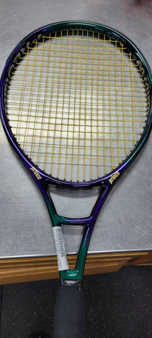 Vist Large View of Product Image Which is Used Prince PRECISION GRAPHITE Adult Tennis Racquet Purple 4 5/8"
