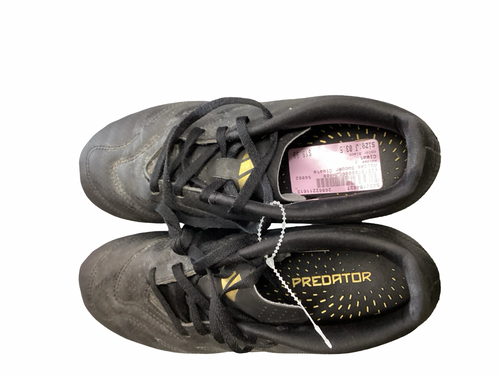 Vist Large View of Product Image Which is Used Adidas Soccer Cleats Black Junior 03.5