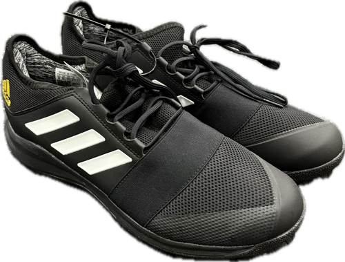 Vist Large View of Product Image Which is Used Adidas HOCKEY DIVOX 1.9S FH Cleats Black And Gold Junior 06