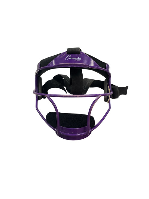 Vist Large View of Product Image Which is Used Champion Sports FACEMASK BB/SB Fielders Mask Purple MD