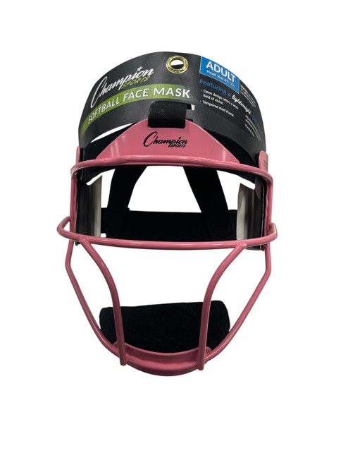Vist Large View of Product Image Which is Used Champion Sports FACEMASK BB/SB Fielders Mask Pink LG