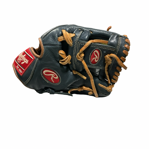 Vist Large View of Product Image Which is Used Rawlings R9 PRO BLACK GLOVE BB/SB Glove RH Throw Black 11 1/2"