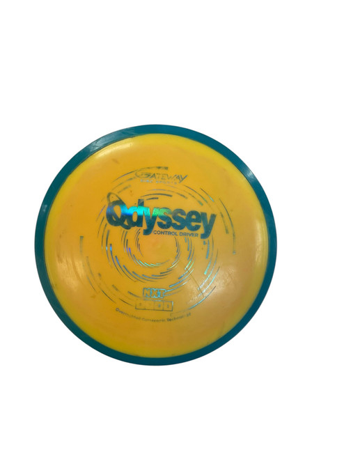 Vist Large View of Product Image Which is Used Gateway NXT ODYSSEY Disc Golf Driver Yellow 176g