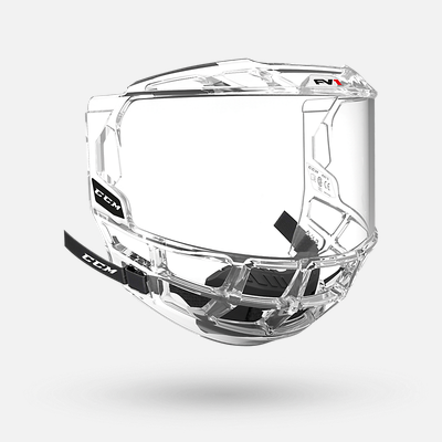 Vist Large View of Product Image Which is New CCM CCM FV1 Hockey Full Visor Clear One Size