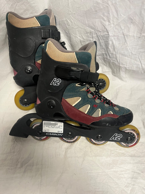 Vist Large View of Product Image Which is Used K2 ASCENT ROLLER BLADES Senior Rec Fitness Skates Black Senior 8