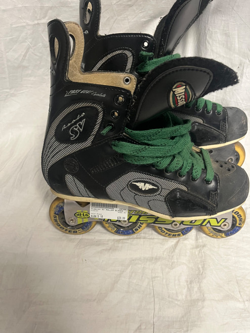 Vist Large View of Product Image Which is Used Mission SV Senior Aggressive Skates Black Senior 10
