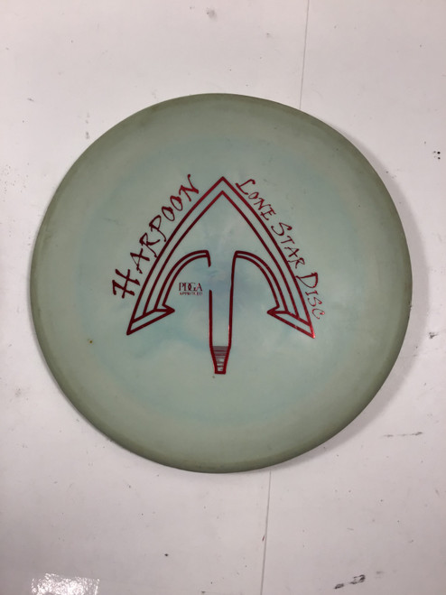 Vist Large View of Product Image Which is Used Lone Star Disc HARPOON Disc Golf Mid Range White 173g