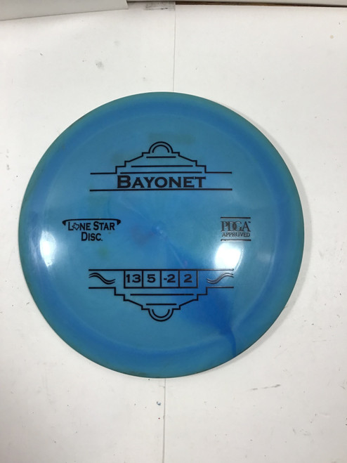 Vist Large View of Product Image Which is Used Lone Star Disc BRAVO BAYONET Disc Golf Driver Royal Blue 174g