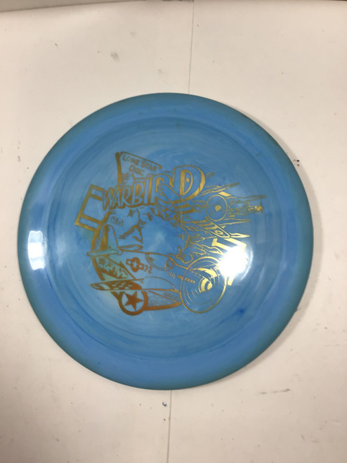 Vist Large View of Product Image Which is Used Lone Star Disc ALPHA WARBIRD Disc Golf Driver Royal Blue 175g