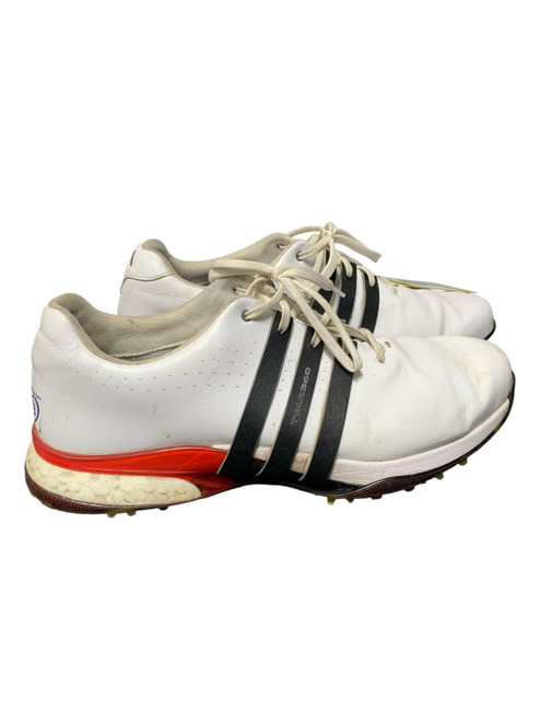 Vist Large View of Product Image Which is Used Adidas Mens Golf Shoes White Senior 13