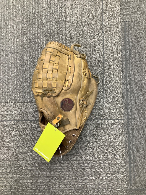Vist Large View of Product Image Which is Used Rawlings GJF4 BB/SB Glove RH Throw Tan 12 1/2"