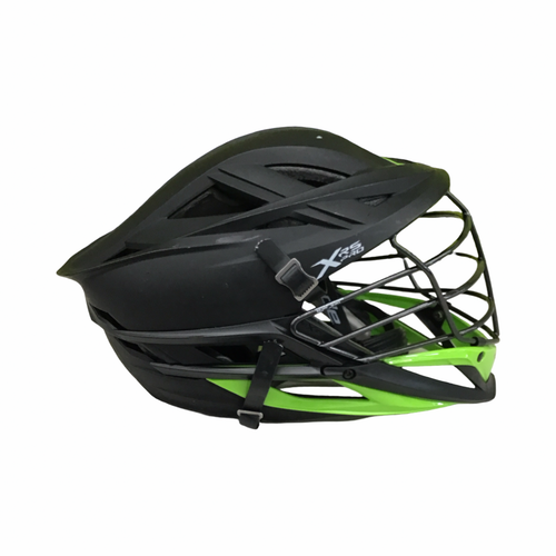 Vist Large View of Product Image Which is Used Cascade XRS PRO Lacrosse Helmet Black One Size