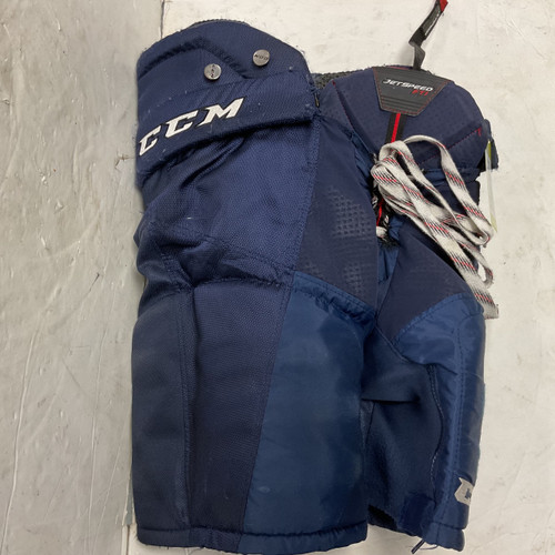 Vist Large View of Product Image Which is Used CCM JETSPEED FT1 Junior Pant Navy Blue MD