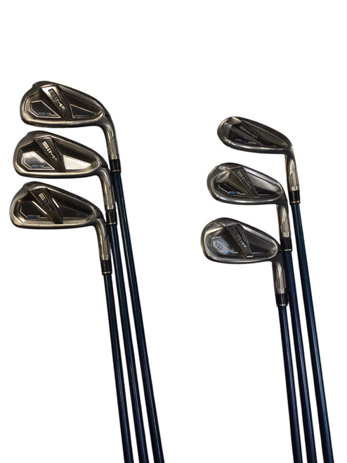 Vist Large View of Product Image Which is Used Taylormade SIM 2 MAX Mens Iron Set RH 6I-GW/AW
