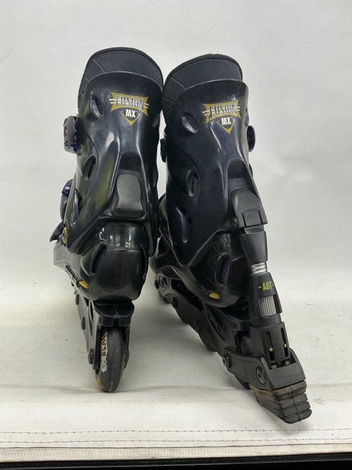 Vist Large View of Product Image Which is Used Rollerblade FUSION MX Senior Roller Quad Skates Black Senior 11